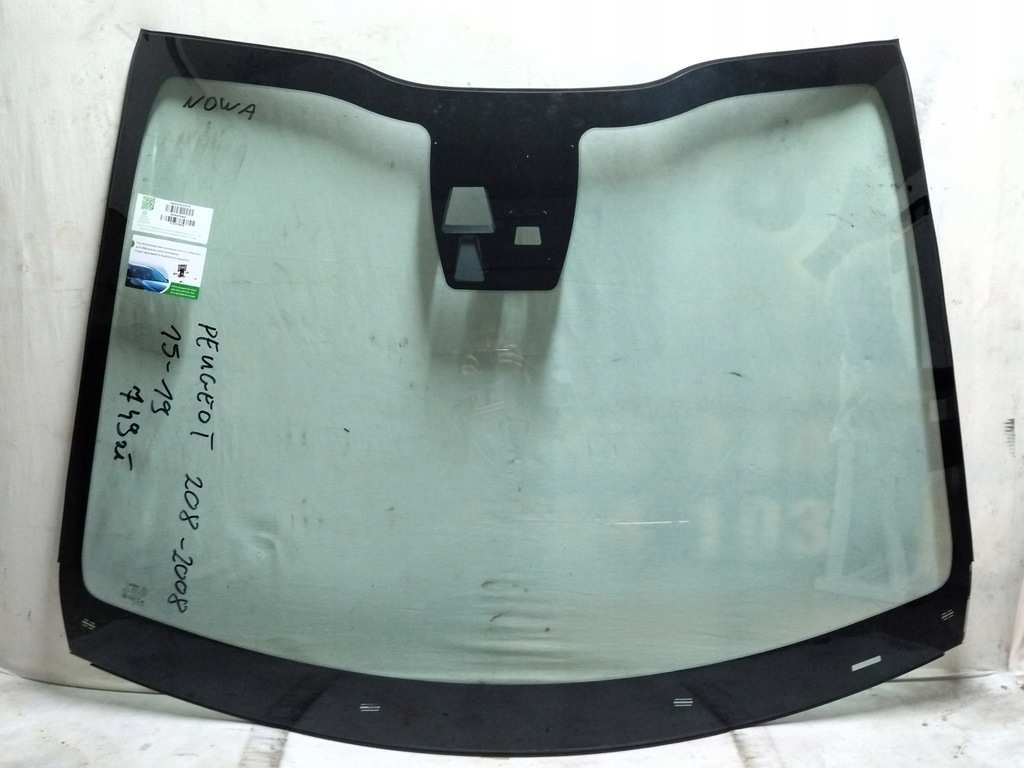 фото №1, Скло передня peugeot 208 - 2008 2015-2019 датчик