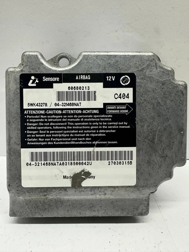 фото №4, Датчик подушка безопасности alfa romeo 156 fl 60680213