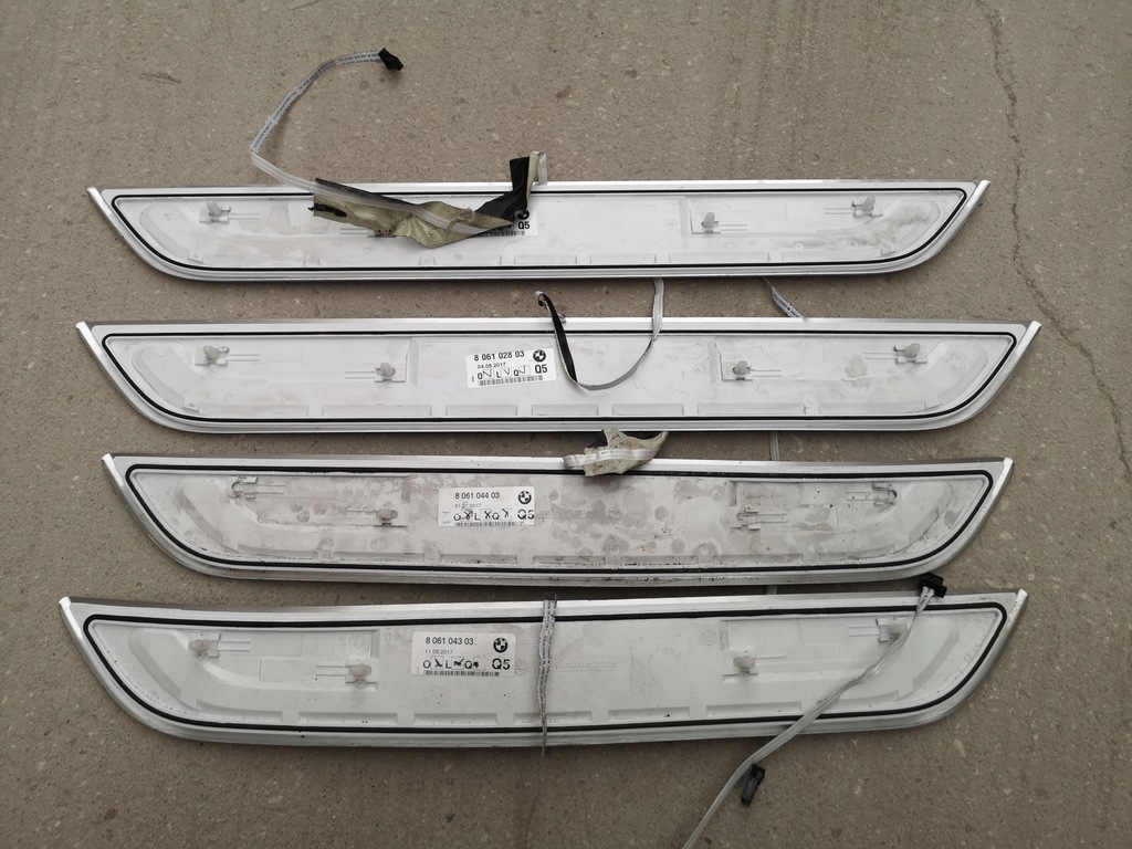 фото №13, Накладки захист поріг bmw g11 led m-pakiet