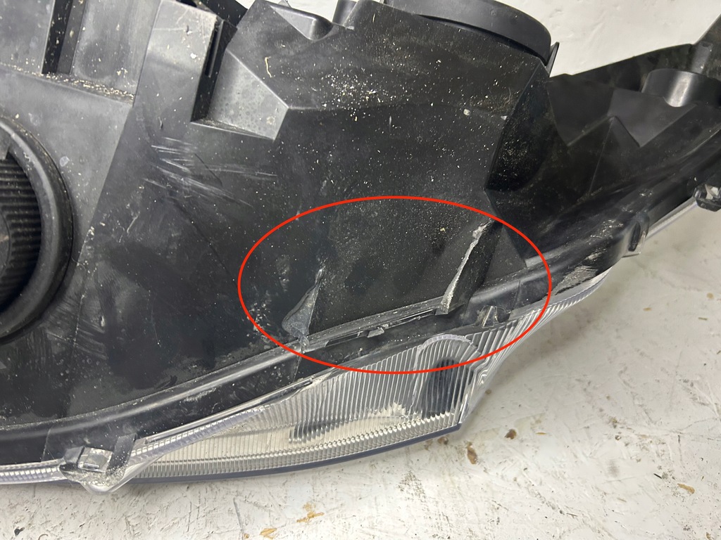 фото №7, Ford b-max лампа права лінза + led oryg eu