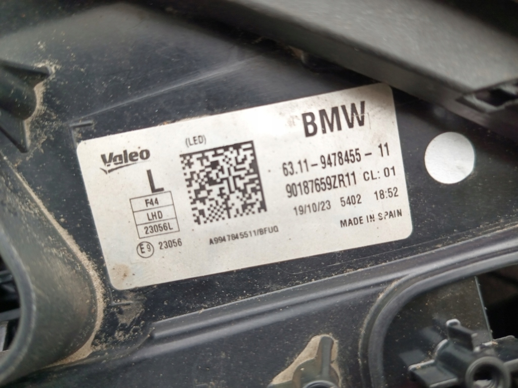 фото №9, Bmw 2 gran coupe f44 лампа перед левая full led 9748455-11 eu