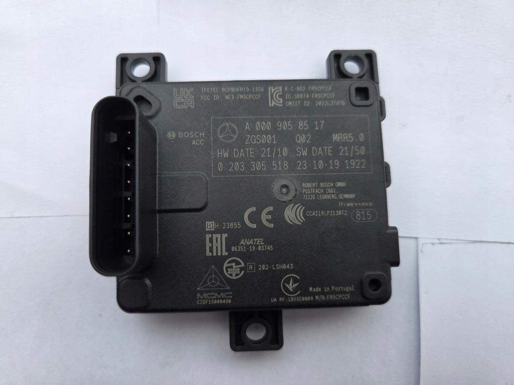 Купить Модуль радар ассистент distronic mercedes a0009058517 новый оригинал