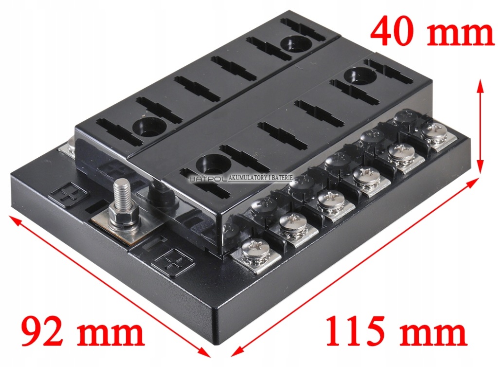 фото №2, Коробка роз'єм основа запобіжників unival x12