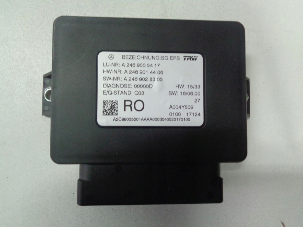 фото №1, Mercedes w117 w246 lift блок керування модуль гальма