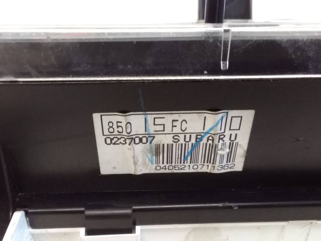 фото №8, Subaru forester sf 2000 лічильник / спідометр