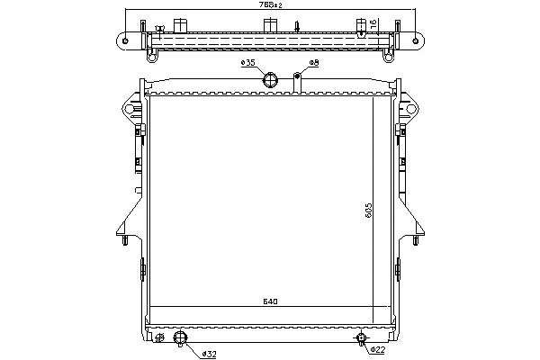 фото №11, Радиатор ford ranger tke 11 , mazda bt 50 ii 11