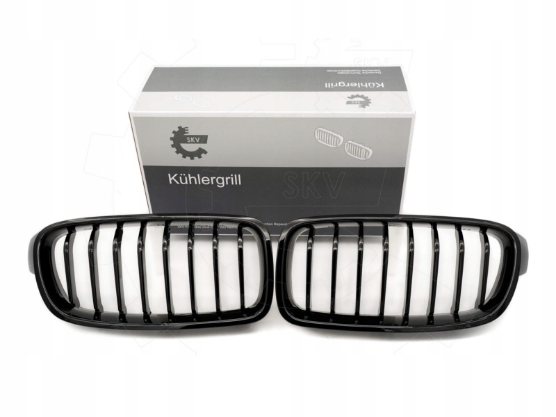 фото №1, Решітка радіатора решітка радіатора bmw 3 f30 51137255411 комплект чорний блиск