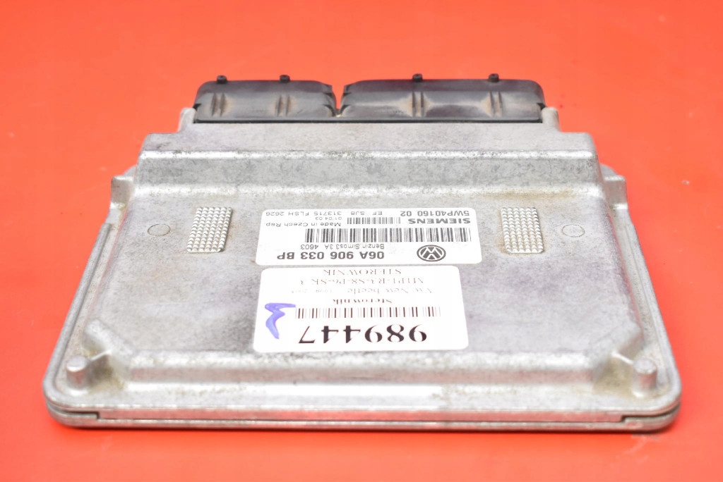 фото №5, Блок керування бортовий комп'ютер двигуна 06a906033bp vw new beetle 1.6 8v 102 km 98-05