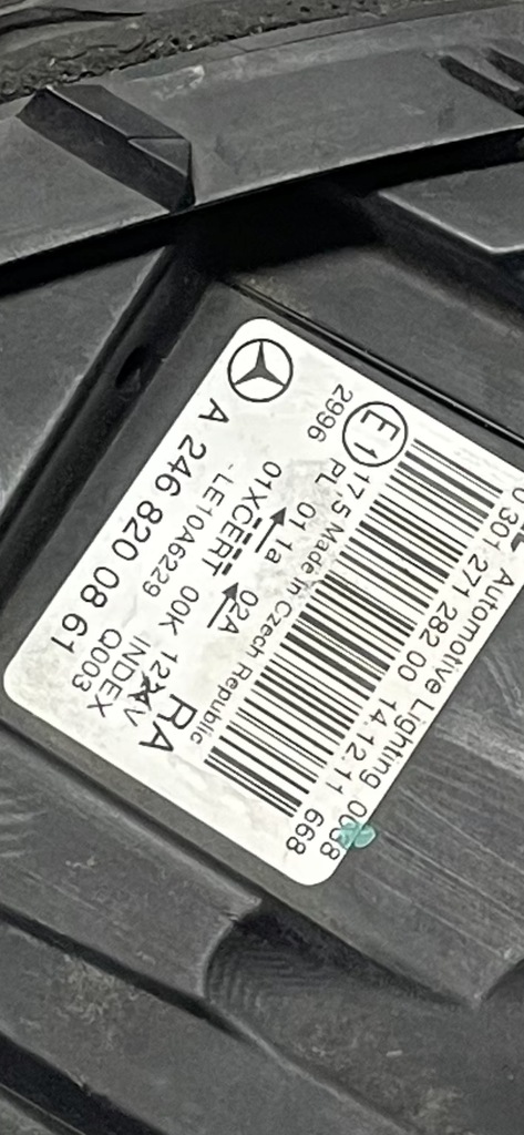 фото №10, Лампа правая передняя mercedes b klasa w246 w246 bi ксенон правый перед