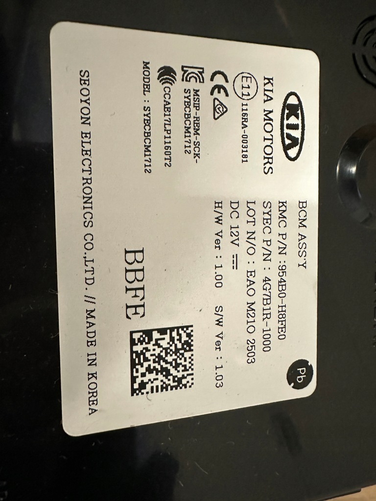 фото №5, Набор стартовый kia stonic 1.0 hev key less механическая коробка передач 2021