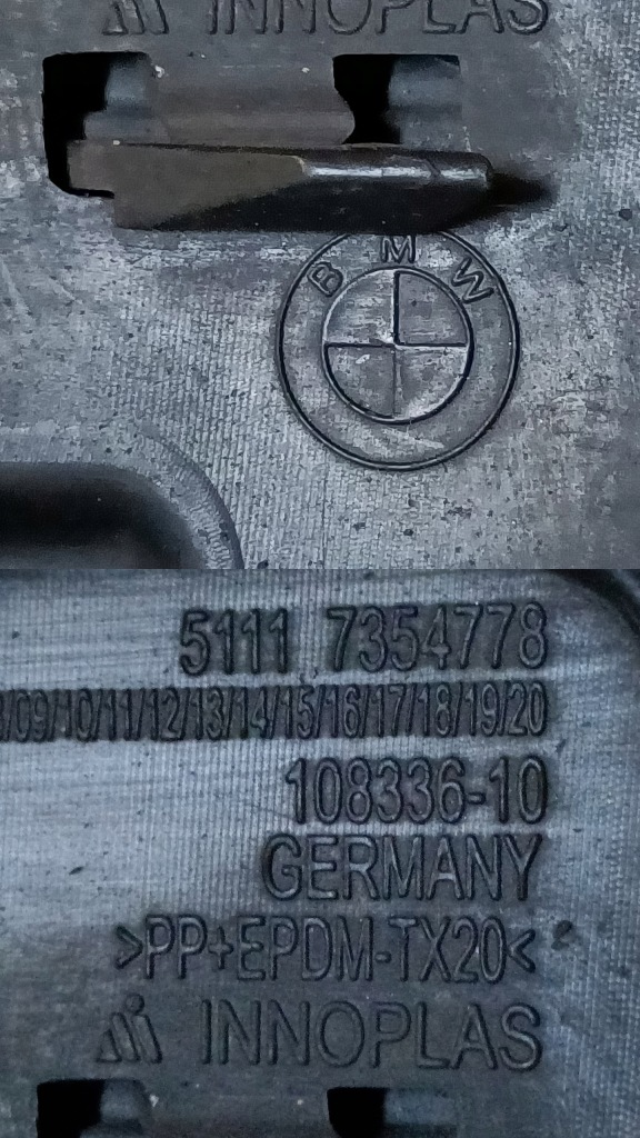 Bmw x1 f48 решётка бампера правый  перед 51117354778 Цена