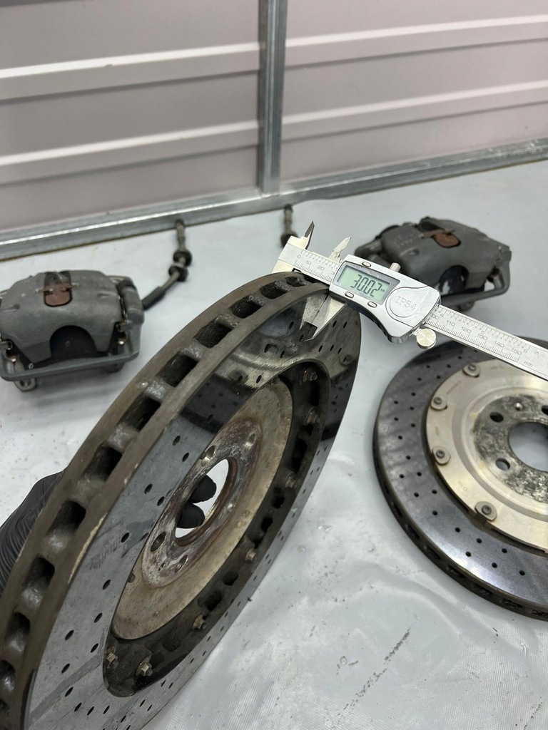 фото №12, Гальмівні диски супорти гальма керамічні 400mm комплект перед задня audi a8 s8 d4