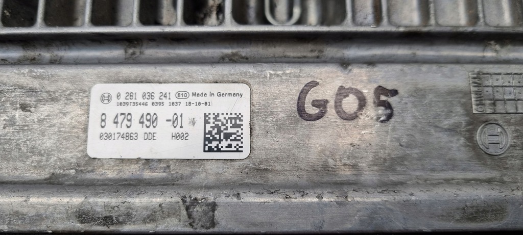 фото №12, Bmw g05 блок керування бортовий комп'ютер двигуна 8479490