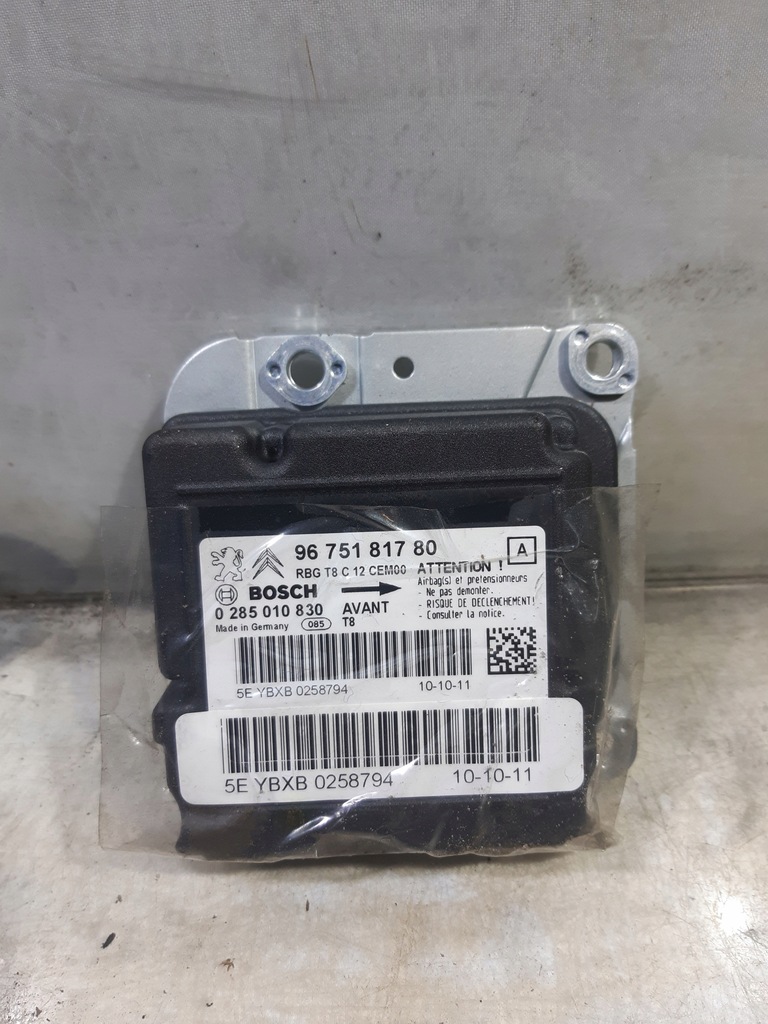фото №1, Датчик модуль подушка безпеки 9675181780 peugeot 3008