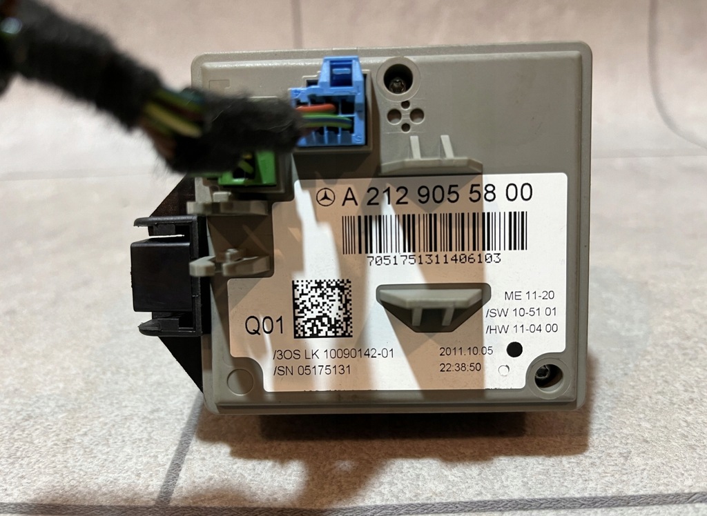 фото №10, Mercedes w212 2.2cdi набір стартовий бортовий комп'ютер bdb