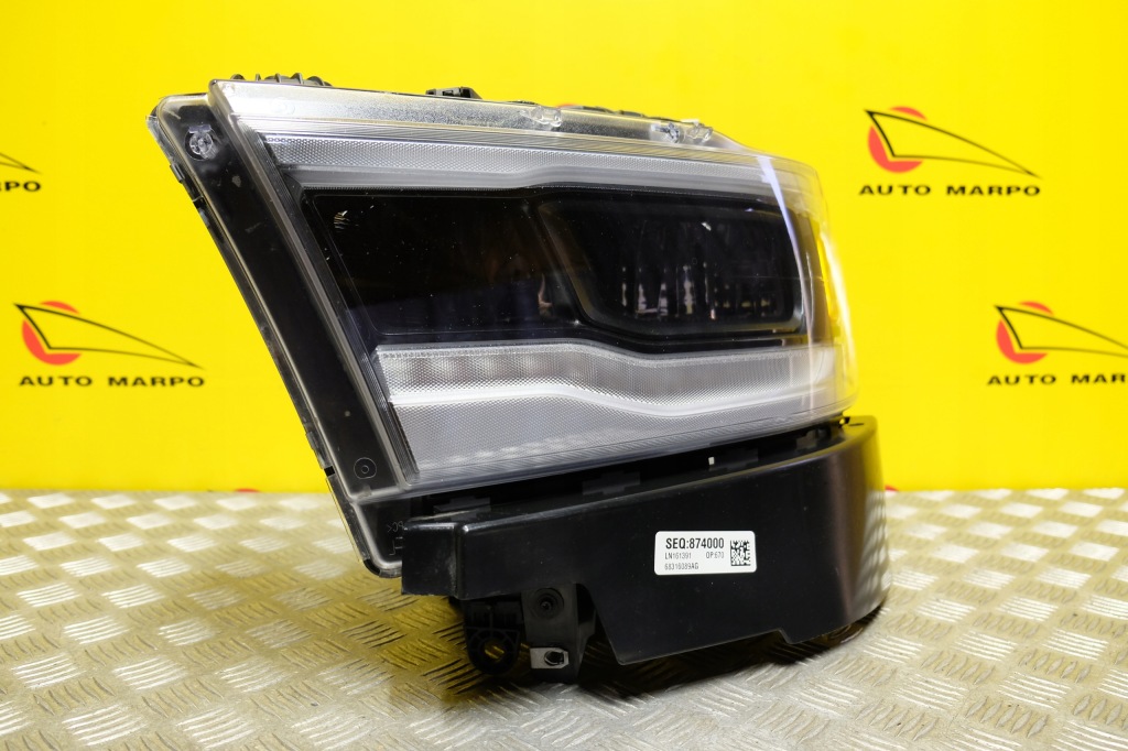 фото №3, Dodge ram 1500 2019- фара лампа mid led black ліва usa