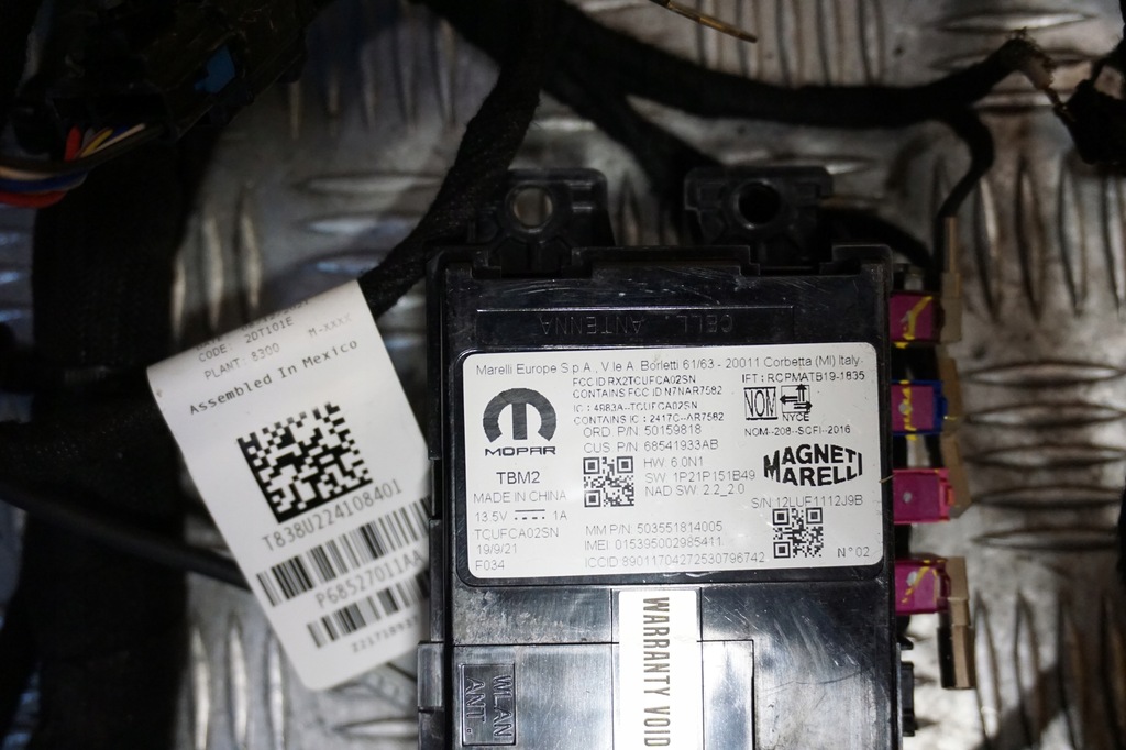 фото №7, Dodge ram 1500 - 2022 - джгут електропроводка панелі приладової панелі usa