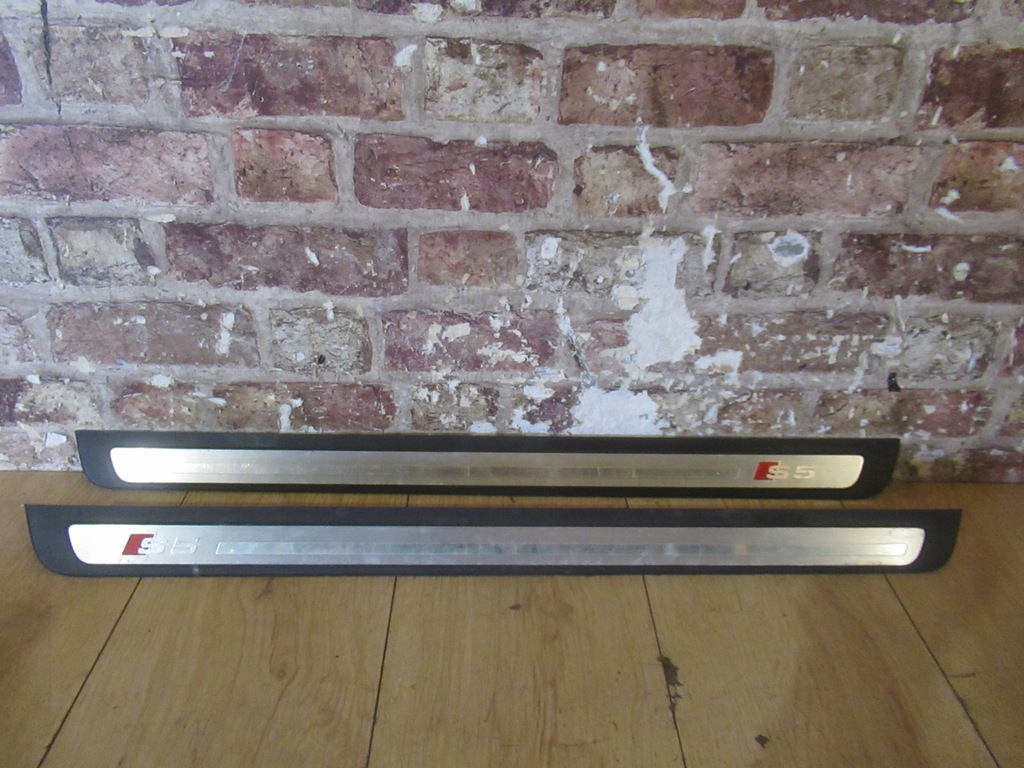 фото №1, Накладки пороговые комплект audi s5 8t coupe 2008 rok