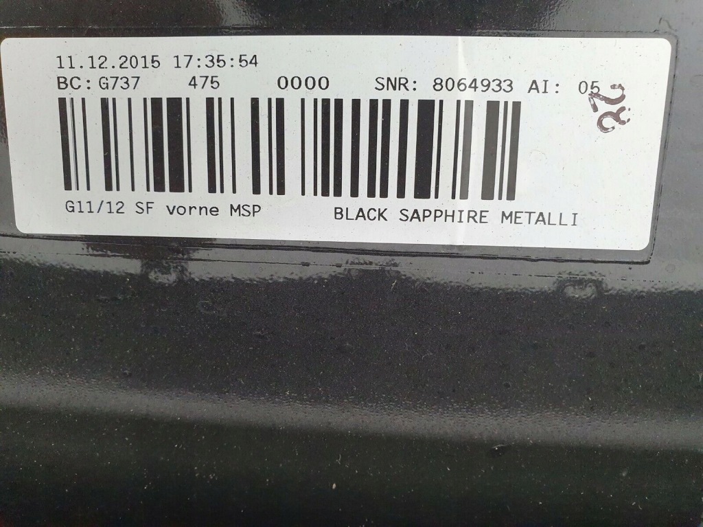 фото №9, Bmw 7 g11 g12 m набор 2015- бампер передний перед 72758411