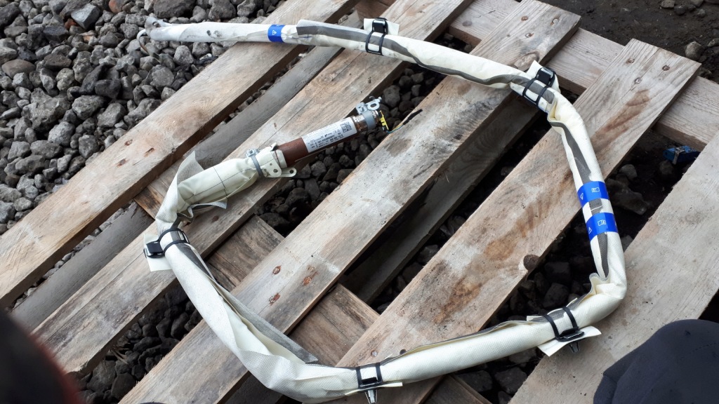 фото №1, A4 b8 шторка безопасности правая правый перед подушка безопасности org s4