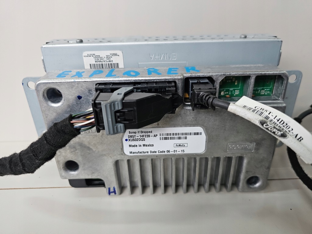 фото №7, Экран дисплей панель радио навигация ford explorer v lift gb5t19c107bf