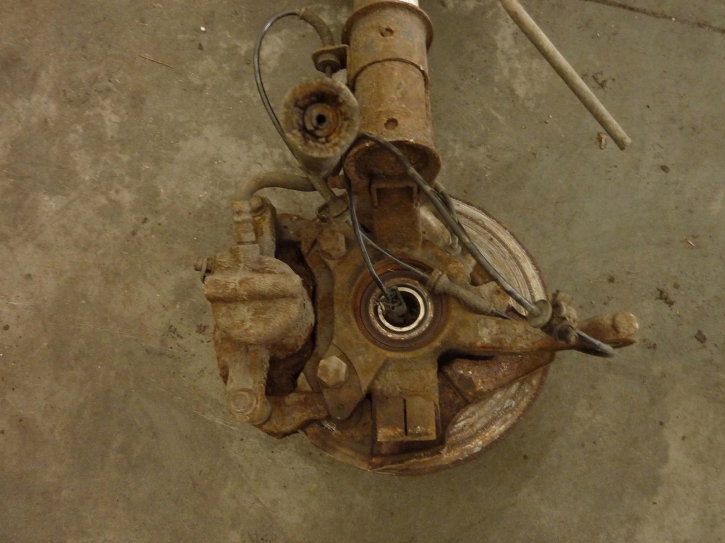 фото №9, Амортизационная стойка поворотный кулак fiat 500 1.3 правый передний