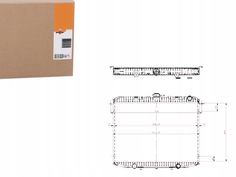 фото №1, Радиатор nissan terrano ii nrf