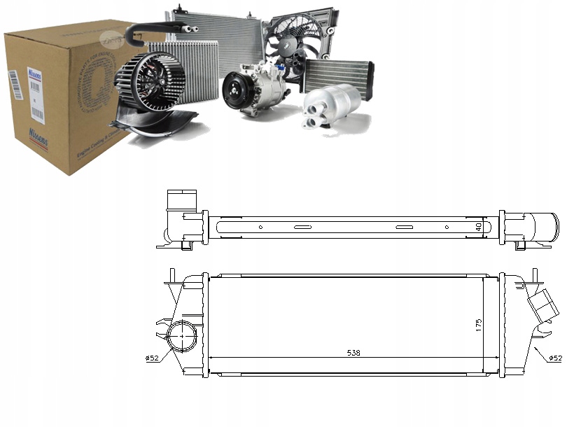 фото №1, Інтеркулер opel vivaro a renault trafic ii 2.0d/2