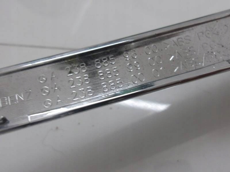 фото №8, Mercedes e w238 молдинг хром бампер задняя