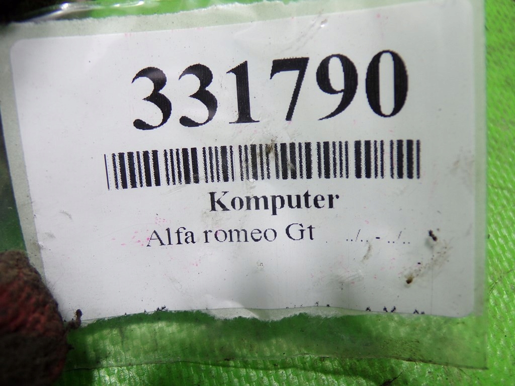 фото №9, Alfa romeo gt 1.9 cdti бортовой компьютер блок управления двигателя 0281012862