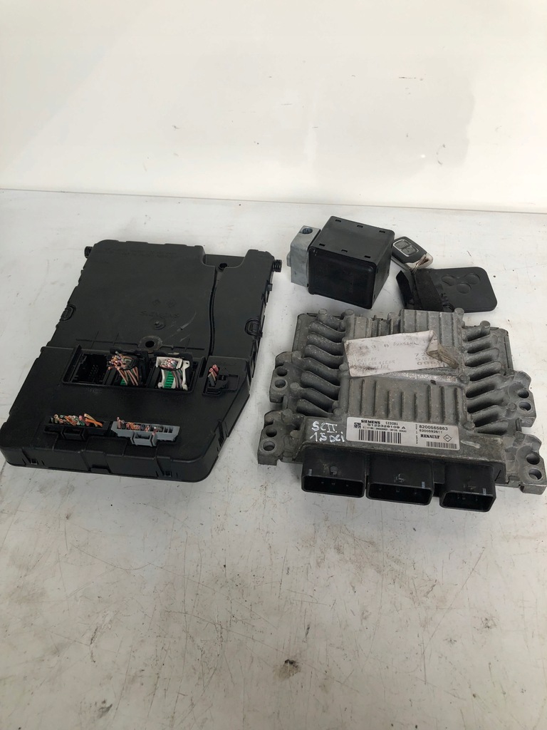 фото №1, Блок управления набор стартовый renault scenic ii 1.5 dci 8200565863