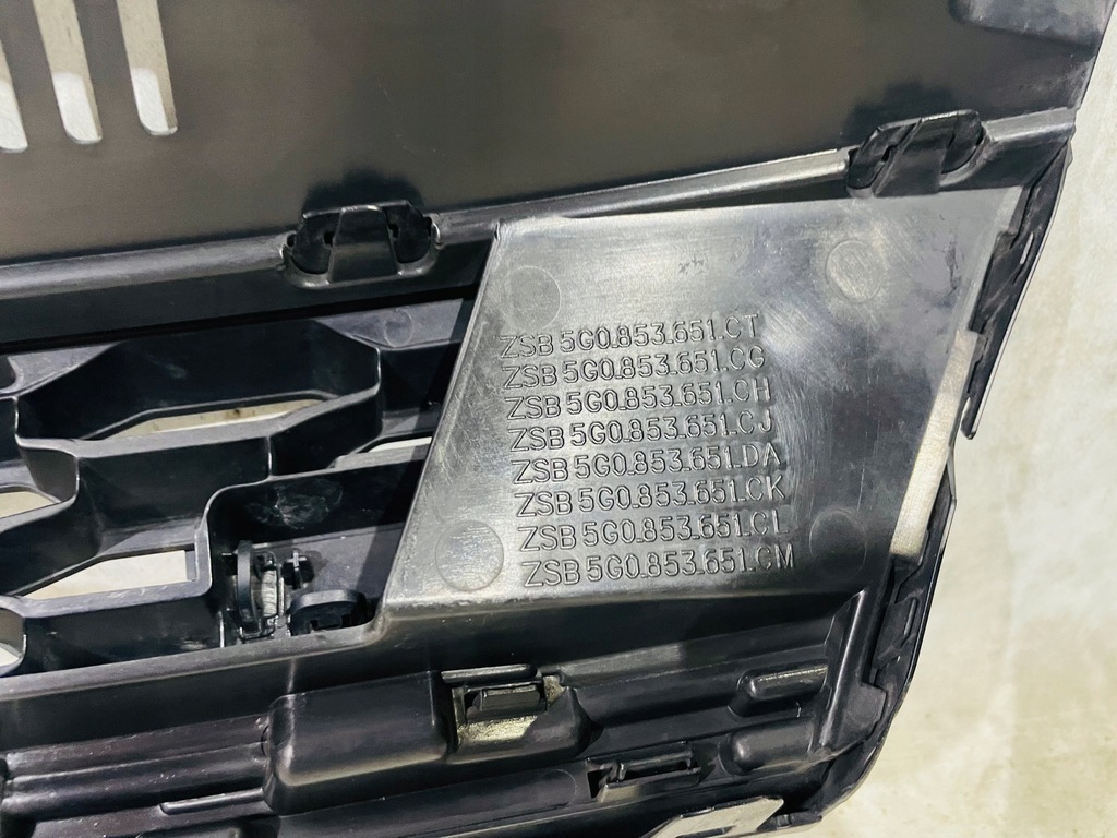 фото №8, Vw golf vii lift 5g0 решётка радиатора решётка радиатора перед передний 2017-2020 rok