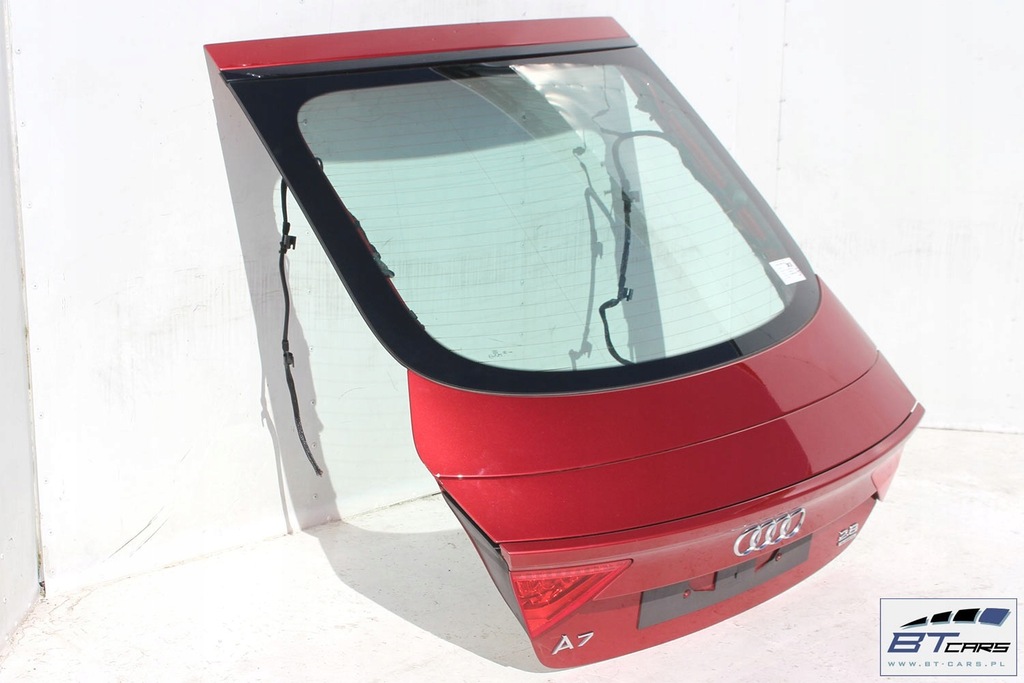 фото №7, Audi a7 kompletny задняя бампер + крышка багажника багажника + лампы лампа задний стекло 4