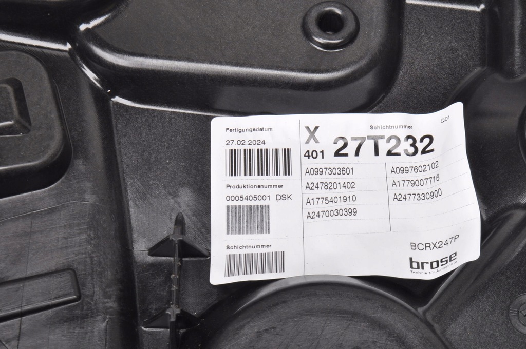 фото №8, Mercedes eqb x243 підйомник скло лівий задня задній a2478201402