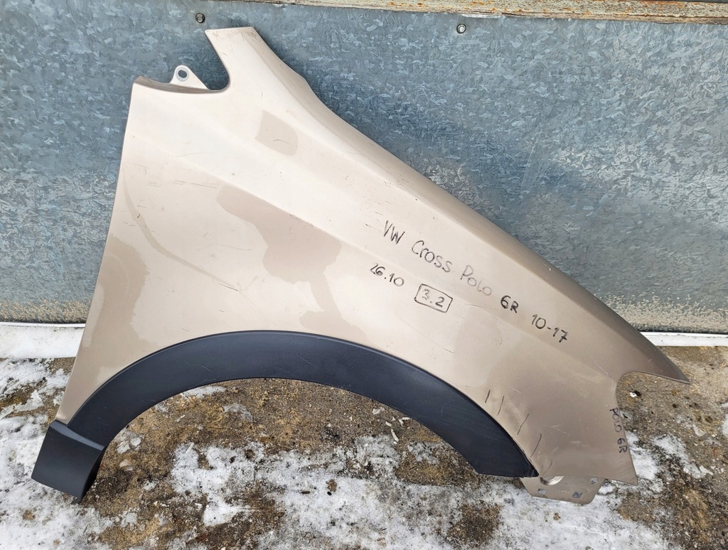 фото №12, Крыло левый / правый vw volkswagen polo 6r 6c / cross polo 2009-17