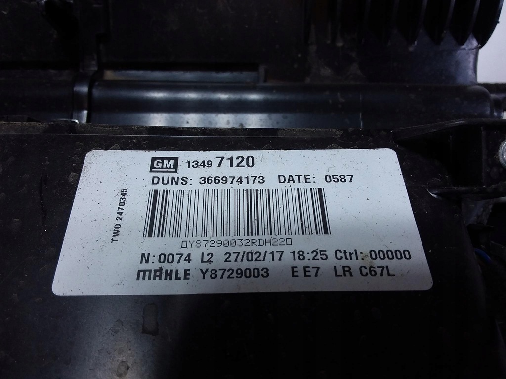 фото №5, Opel astra j iv обігрівач вентилятор eu