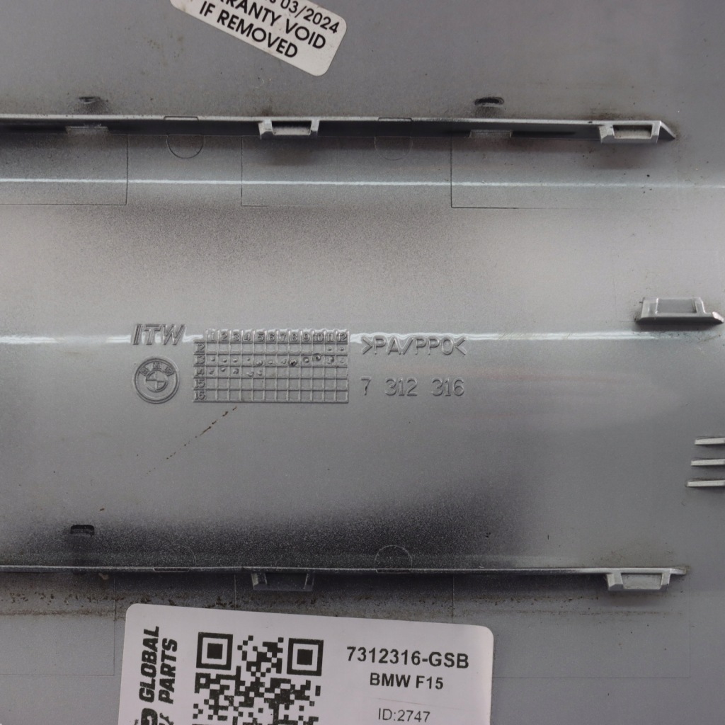 Bmw x5 f15 крышка заливной топлива серебристая glacier silver металлик a83 7312316 Оригинал