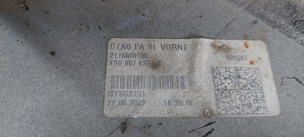 фото №13, Audi a6 c7 4g0 s6 s-line lift бампер передній решітка радіатора решітка радіатора 6pdc sprysk