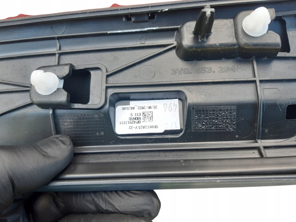 фото №9, Молдинг дверь правый перед skoda superb iii 15- 3v0854940 3v0853294a