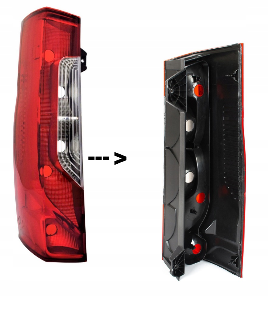 фото №2, 2 лампа стоп задня l+p kpl mercedes sprinter 2018-