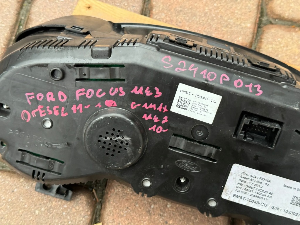 фото №9, Ford focus mk3 iii 11-19 c-max cmax ii 2 10-19 счетчик приборы дизель