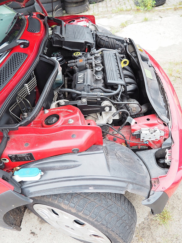 фото №9, Mini one r50 двигатель 1,6 16v na запчасти головка блок поддон поршень wszystko