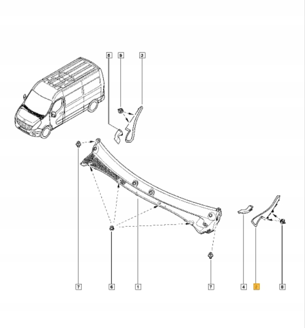 фото №6, Захист жабо naroż. master iii ліва 668110012r