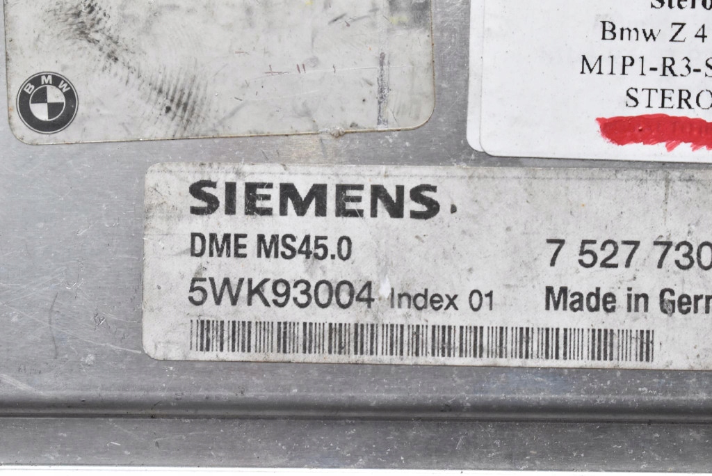 фото №7, Блок управления 7527730 5wk93004 bmw z4 e85 2.5 roadster 192 km 02-09
