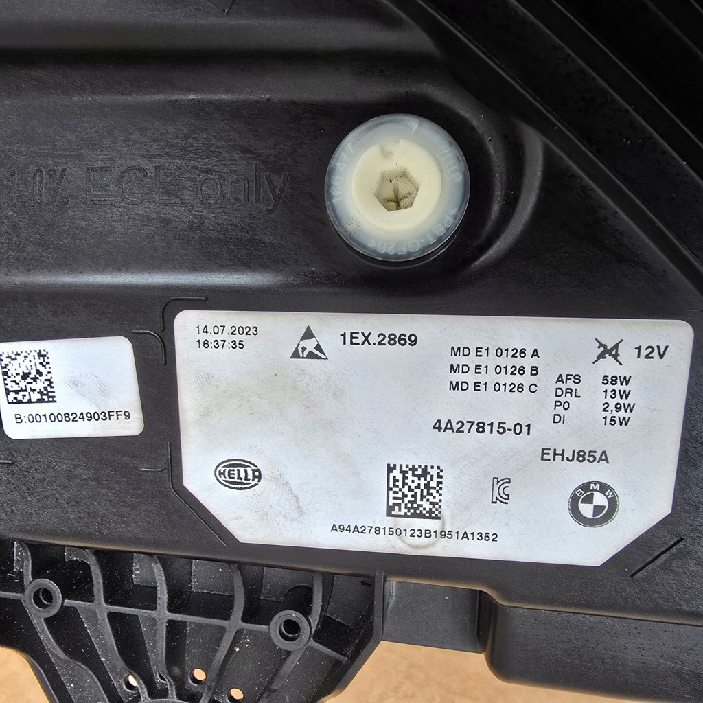 фото №14, Bmw x1 u11 лампи ліва права перед full led