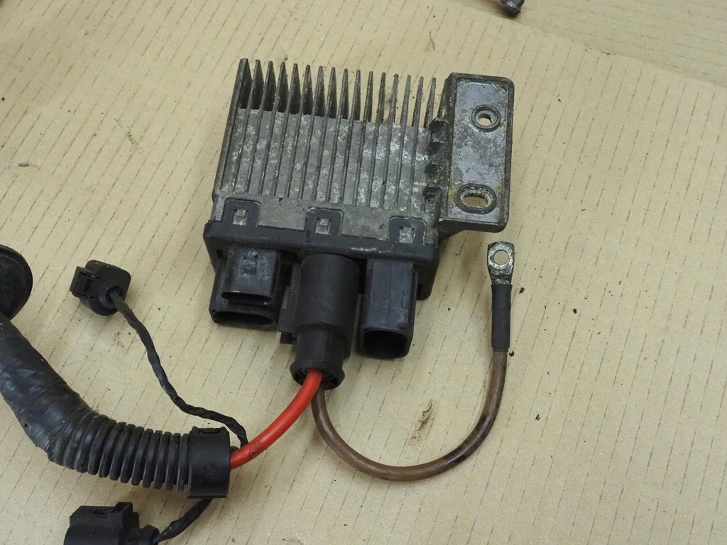 фото №12, Vw transporter t5 модуль блок керування вентиляторів 7h0919506d + електропроводка