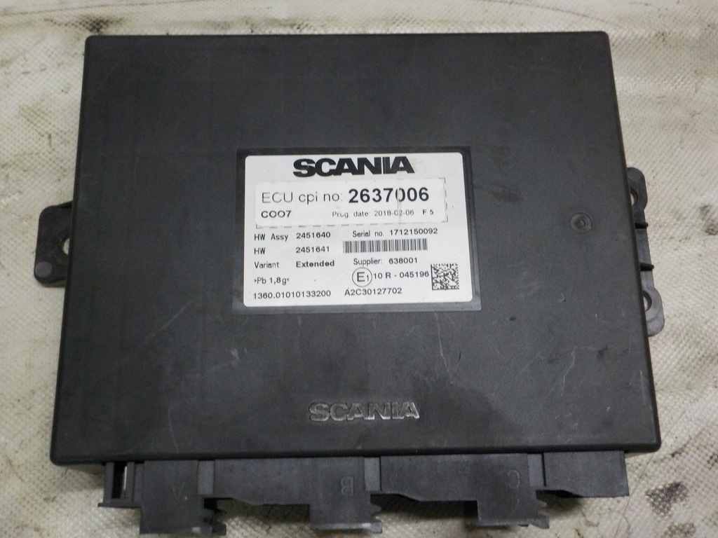 фото №1, Scania r блок управления координатор coo7