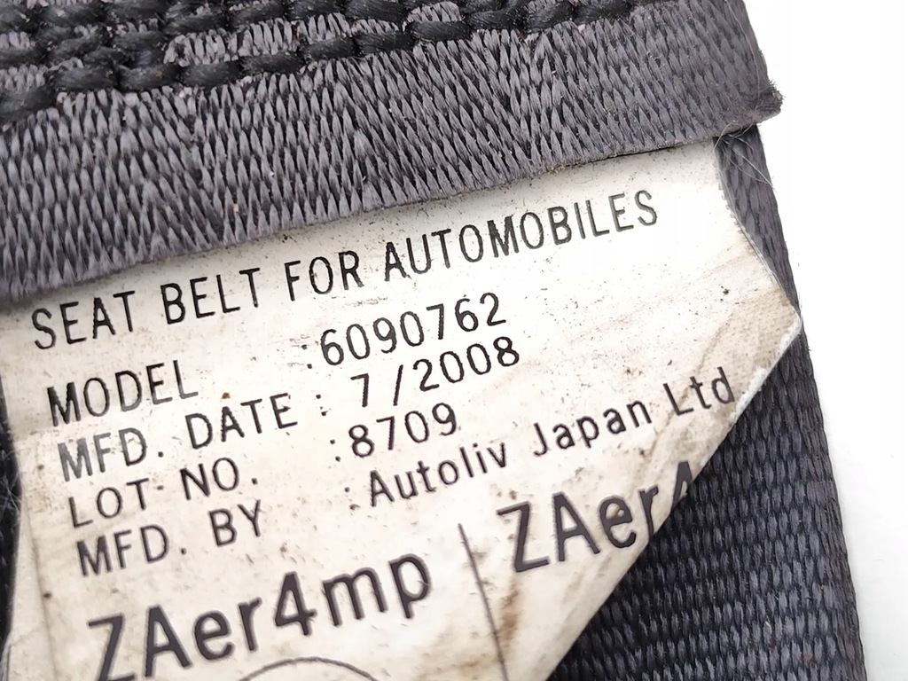 фото №7, Honda fr-v pas безпеки сидіння передній перед лівий 2009 mpv 4/5dr