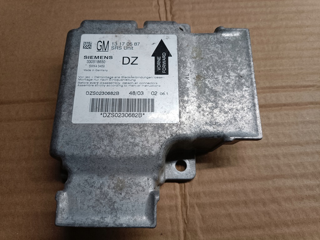 фото №1, Opel vectra c модуль подушка безопасности 13170587