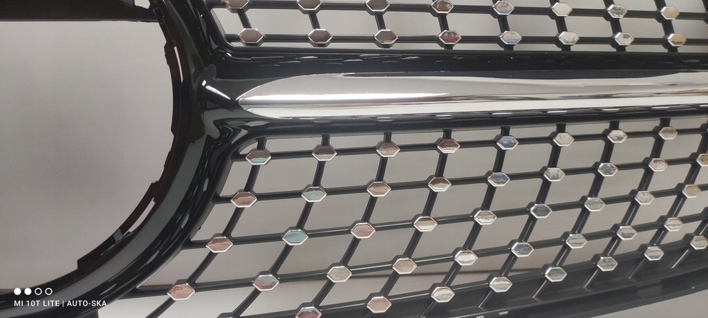 фото №3, Mercedes b w247 19- решётка радиатора решётка радиатора diamond